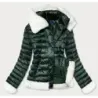 Dámská bunda MODA008 tmavě zelená
