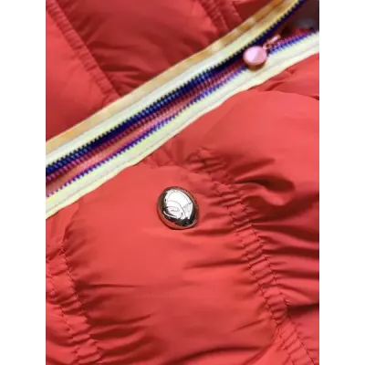 Dámská zimní bunda MODA588 pomerančová