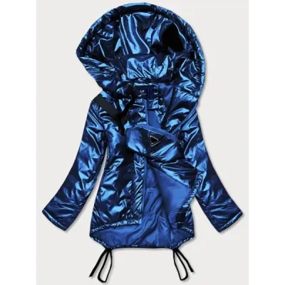 Kratka dámska zimní bunda MODA000 modra