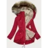 Dámská zimní bunda MODA553 červená