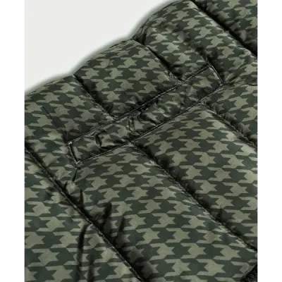 Oboustranná dámská zimní bunda MODA557BIG khaki
