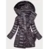 Dámská lehká zimní bunda MODA2821 lilková
