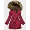 Dámská zimní bunda MODA1309 červená