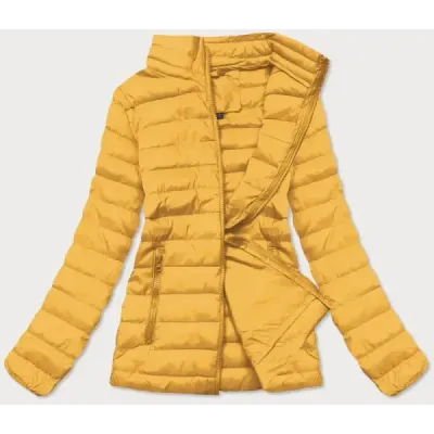 Lehká prošívaná přechodná bunda MODA311 žlutá