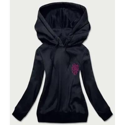 Dámská tepláková mikina MODA6013 tmavě modrá