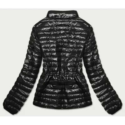 Dámská jarní bunda v nadměrných velikostech MODA6107 černá