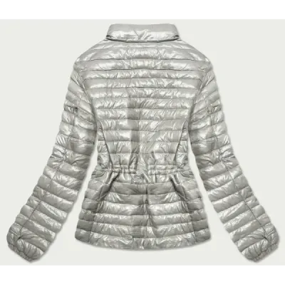 Dámská jarní bunda v nadměrných velikostech MODA6107 béžová