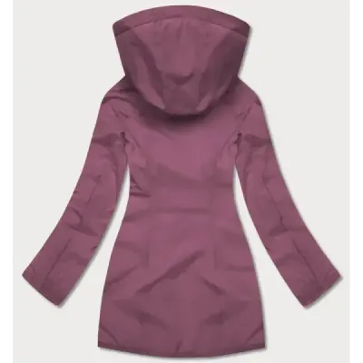 Dámská oboustranná jarní bunda MODA6808 fialová