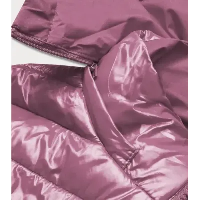 Dámská oboustranná jarní bunda MODA6808 fialová