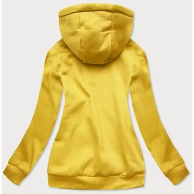Dámská tepláková mikina MODA02-28 žlutá