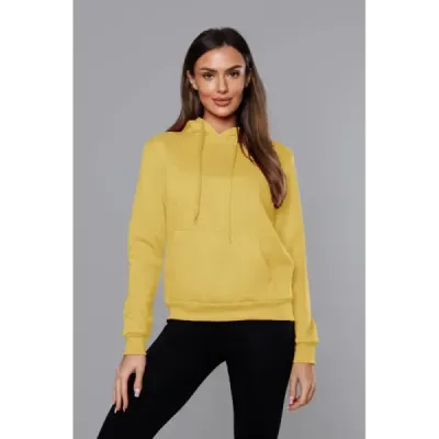 Dámská tepláková mikina MODA02-68 žlutá