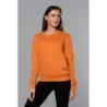 Dámská mikina MODAW01 světle-pomerančová