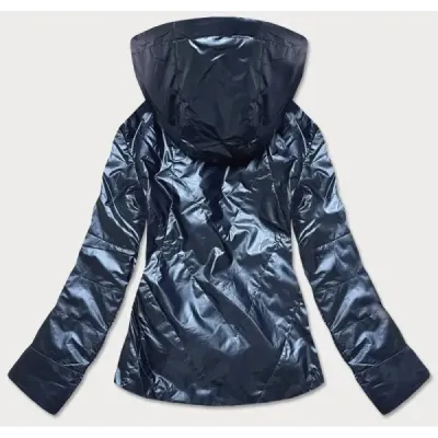 Dámská jarní bunda MODA7008 šedomodrá