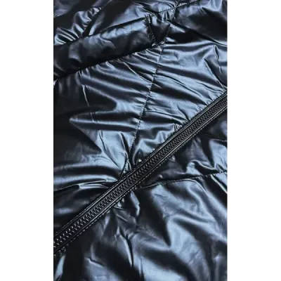 Dámská jarní bunda MODA7008 šedomodrá