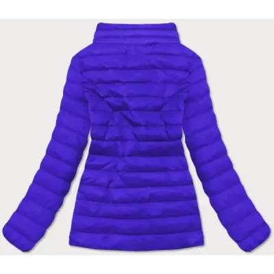 Lehká prošívaná přechodná bunda MODA311 tmavě modrá