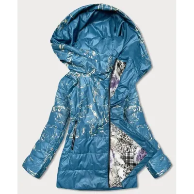 Dámská bunda s potiskem MODA7769 modrá