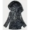 Dámská bunda s potiskem MODA7769 černá