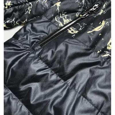 Dámská bunda s potiskem MODA7769 černá