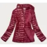 Dámská jarní bunda MODA7210 bordó