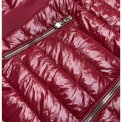 Dámská jarní bunda MODA7210 bordó
