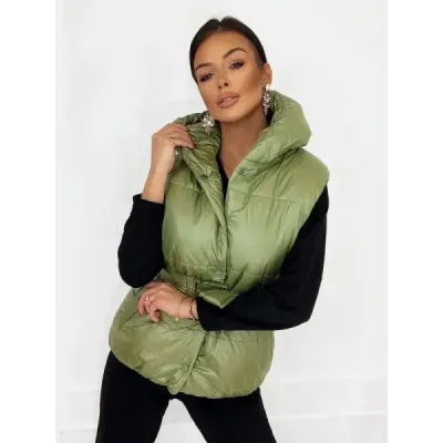 Dámská vesta overszize MODA016 zelená