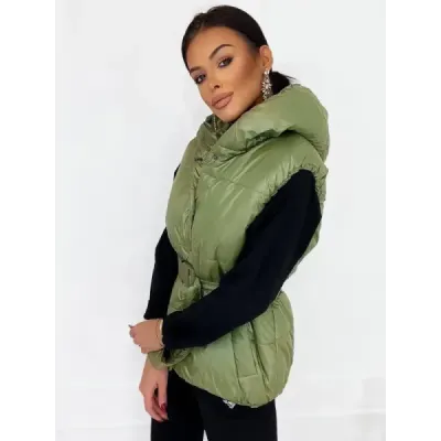 Dámská vesta overszize MODA016 zelená
