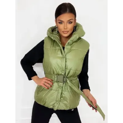 Dámská vesta overszize MODA016 zelená