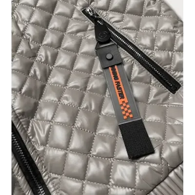 Krátká dámská jarní bunda MODA7261 béžová
