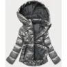 Dámská jarní bunda MODA8008 šedá