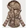 Dámská jarní bunda MODA8008 světle hnědá