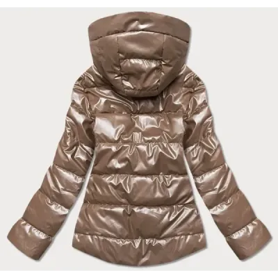 Dámská jarní bunda MODA8008 světle hnědá
