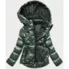 Dámská jarní bunda MODA8008 zelená
