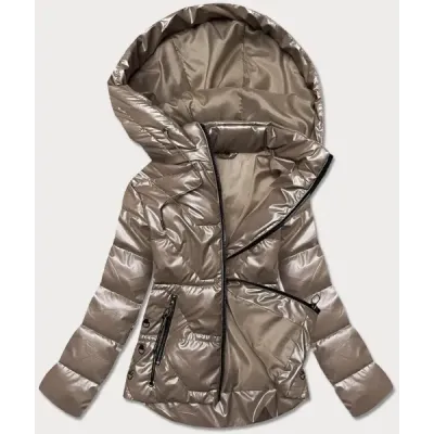 Dámská jarní bunda MODA8008 cappuccino