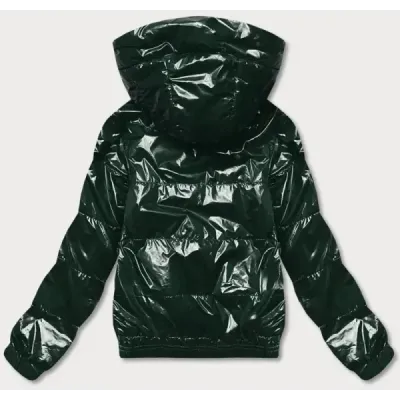 Dámská krátká jarní bunda MODA9785 zelená