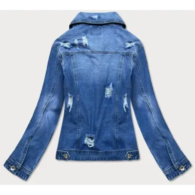 Dámská jeansová bunda MODA362 modrá