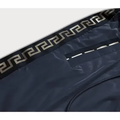 Lehká dámská parka MODA1856 tmavě modrá