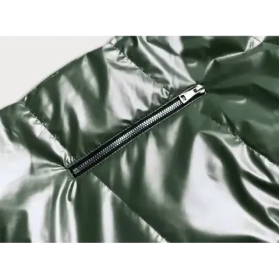 Dámská oboustranná vesta MODA8006 zelená