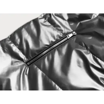 Dámská oboustranná vesta MODA8005 šedá