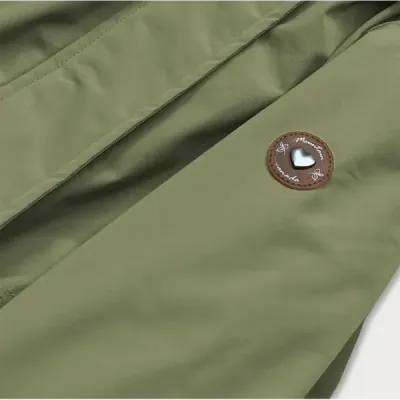 Dámská bunda s kapucí MODA563 khaki