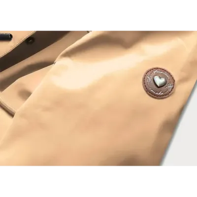 Dámská přechodná bunda parka MODA561 písečná