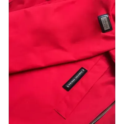 Dámská jarní bunda MODA8018 červená