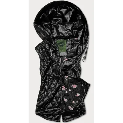 Prošívaná dámská vesta MODA562BIG černá