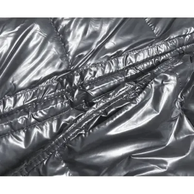 Oboustranná metalická zimní bunda MODA7901 tmavě šedo-šedá