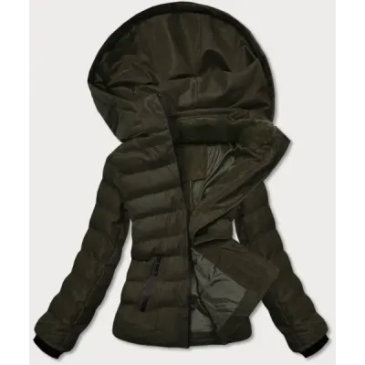 Dámská krátká zimní bunda MODA769 army