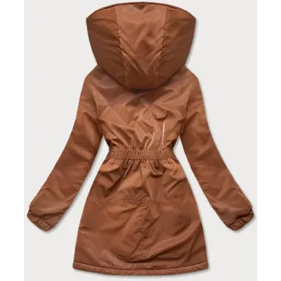 Dámská podzimní bunda MODA8105 karamelová