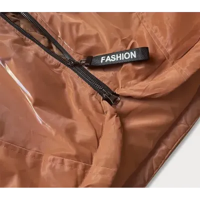 Dámská podzimní bunda MODA8105 karamelová