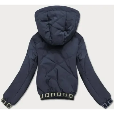 Dámská podzimní bunda MODA8098 tmavě modrá