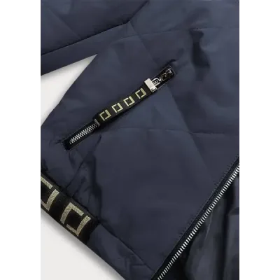 Dámská podzimní bunda MODA8098 tmavě modrá