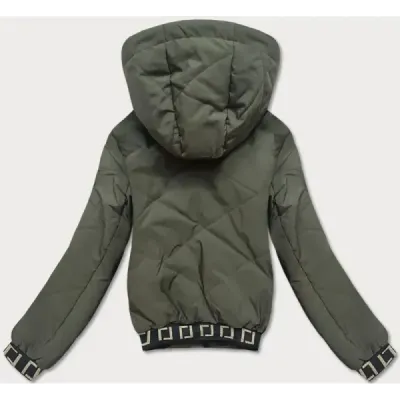 Dámská podzimní bunda MODA8098 khaki