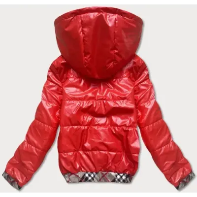 Dámská podzimní bunda MODA8030 červená